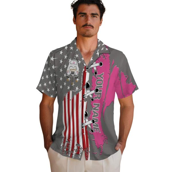 Customized Wedding Stitched Flag Hawaiian Shirt High quality