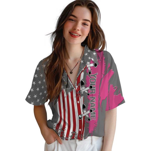 Customized Wedding Stitched Flag Hawaiian Shirt Trendy