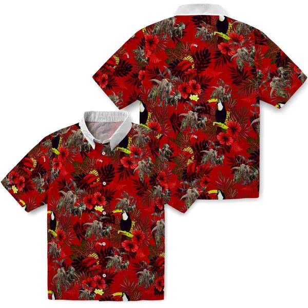 Dinosaur Floral Toucan Hawaiian Shirt Latest Model