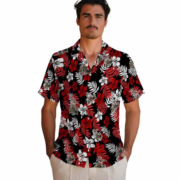 Dinosaur Tropical Floral Hawaiian Shirt High quality