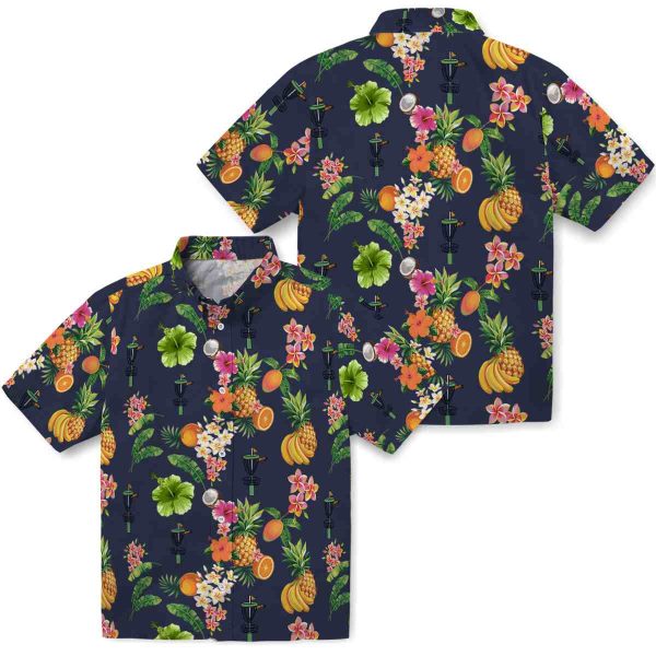 Disc Golf Hibiscus And Fruit Hawaiian Shirt Latest Model