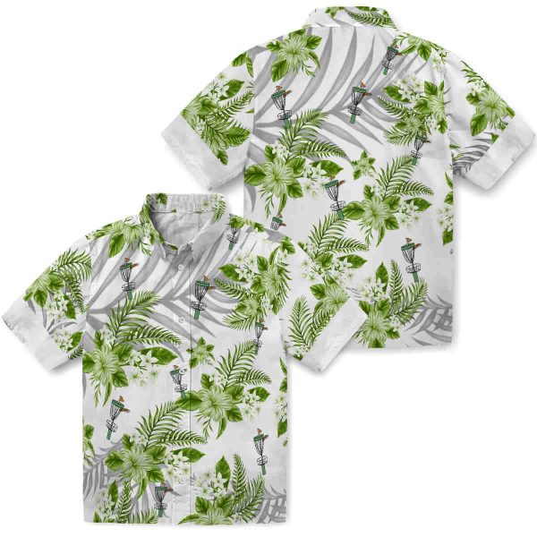 Disc Golf Hibiscus Palm Leaves Hawaiian Shirt Latest Model