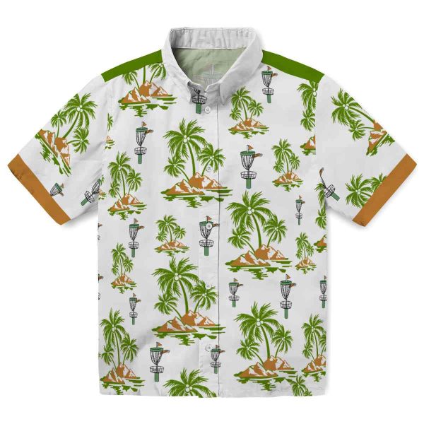 Disc Golf Palm Island Print Hawaiian Shirt Best selling