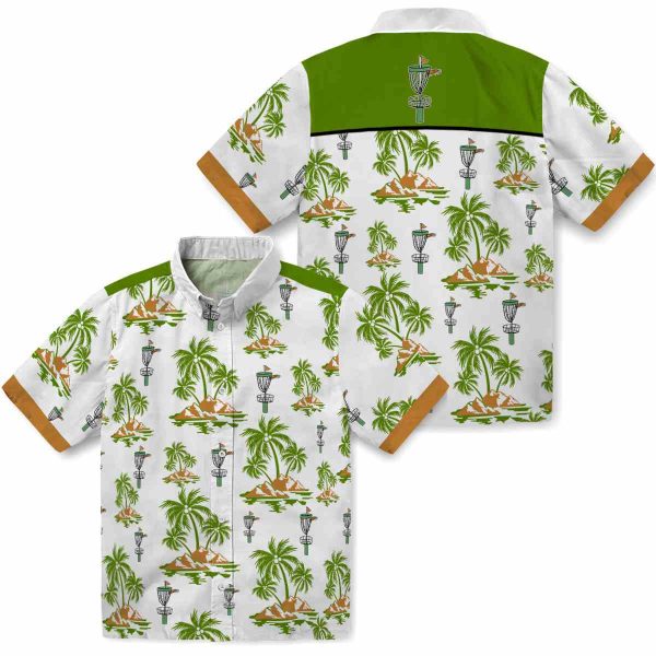 Disc Golf Palm Island Print Hawaiian Shirt Latest Model