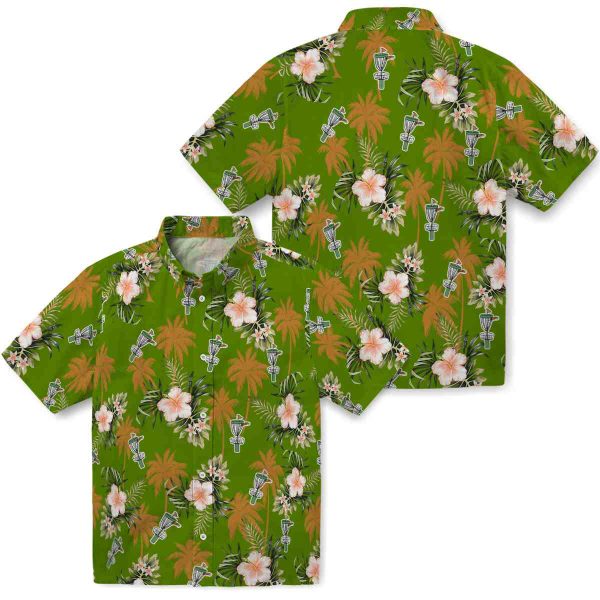 Disc Golf Palm Tree Flower Hawaiian Shirt Latest Model