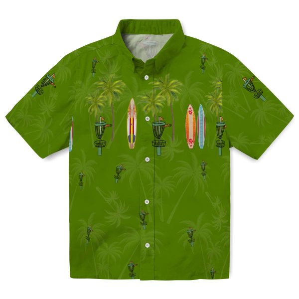 Disc Golf Surfboard Palm Hawaiian Shirt Best selling