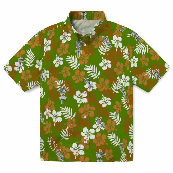 Disc Golf Tropical Floral Hawaiian Shirt Best selling