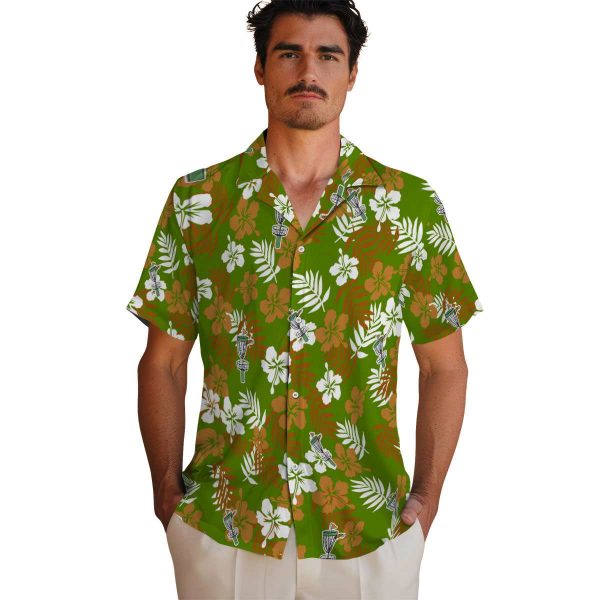 Disc Golf Tropical Floral Hawaiian Shirt High quality