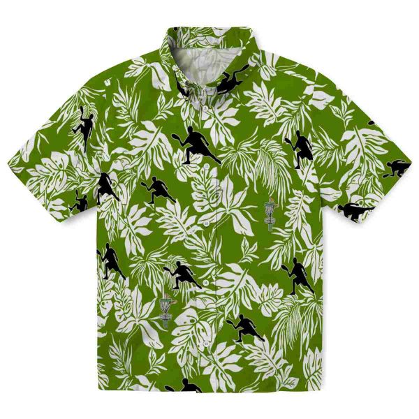 Disc Golf Tropical Leaf Hawaiian Shirt Best selling