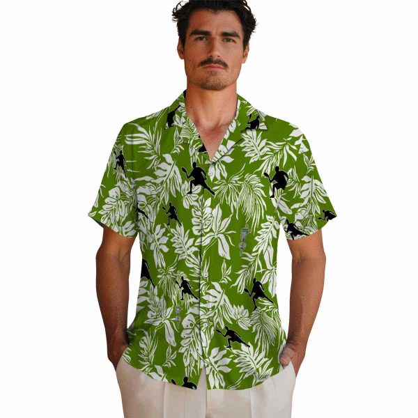 Disc Golf Tropical Leaf Hawaiian Shirt High quality