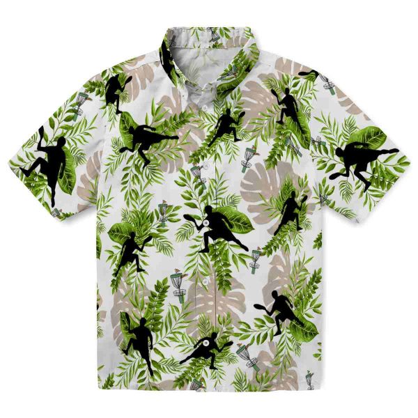 Disc Golf Tropical Leaves Hawaiian Shirt Best selling