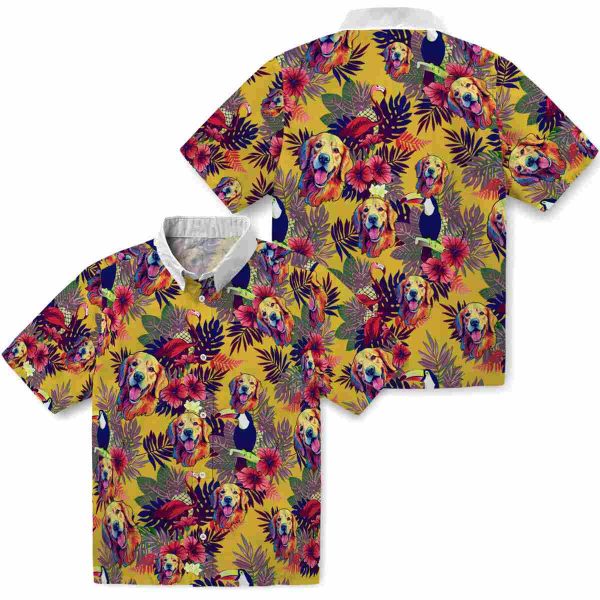 Dog Floral Toucan Hawaiian Shirt Latest Model