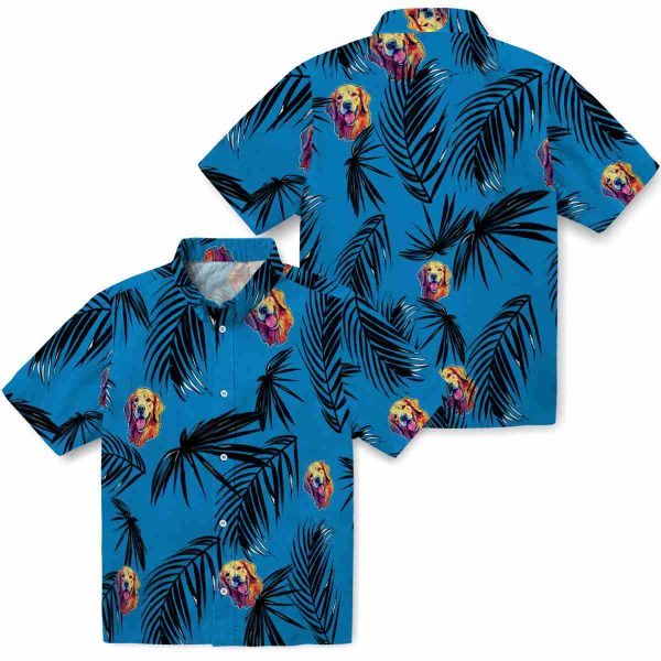 Dog Palm Leaf Hawaiian Shirt Latest Model