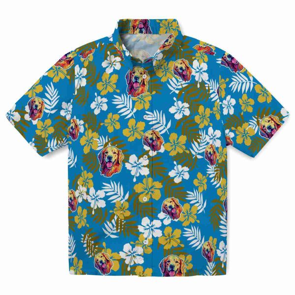 Dog Tropical Floral Hawaiian Shirt Best selling