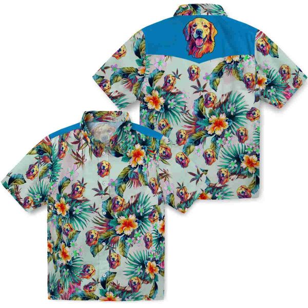 Dog Tropical Foliage Hawaiian Shirt Latest Model