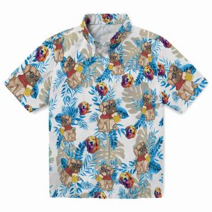 Dog Tropical Leaves Hawaiian Shirt Best selling