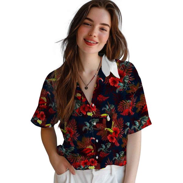 Dragon Floral Toucan Hawaiian Shirt Trendy