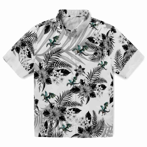 Dragon Hibiscus Palm Leaves Hawaiian Shirt Best selling