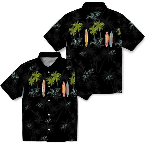 Dragon Surfboard Palm Hawaiian Shirt Latest Model