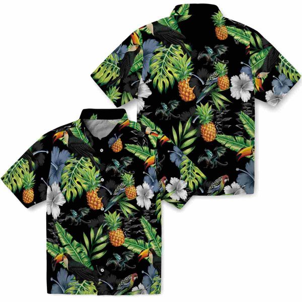 Dragon Toucan Hibiscus Pineapple Hawaiian Shirt Latest Model