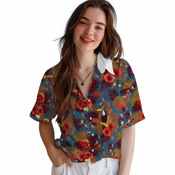 Duck Floral Toucan Hawaiian Shirt Trendy