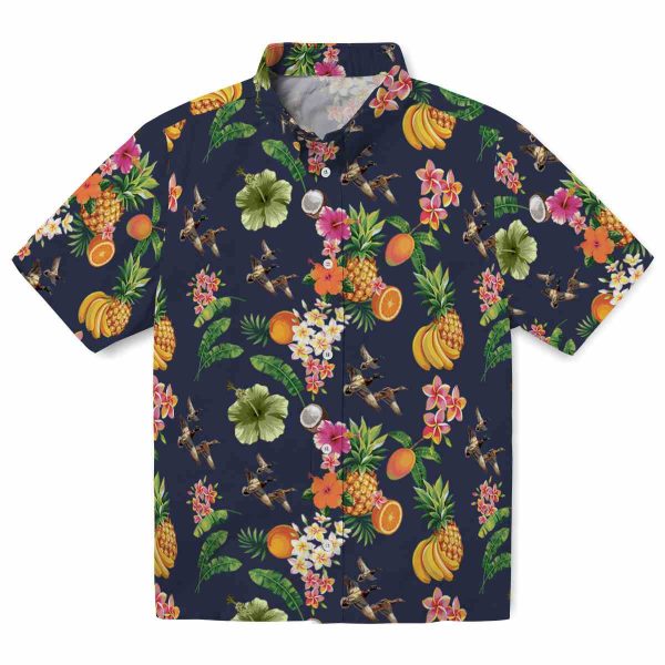 Duck Hibiscus And Fruit Hawaiian Shirt Best selling