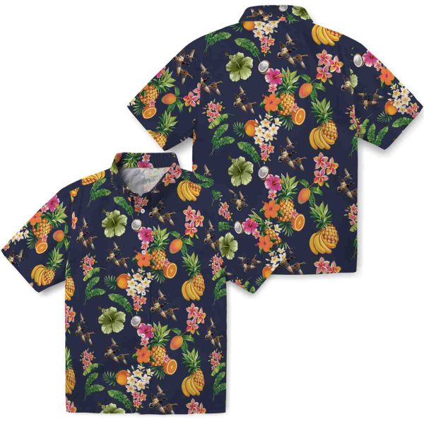 Duck Hibiscus And Fruit Hawaiian Shirt Latest Model