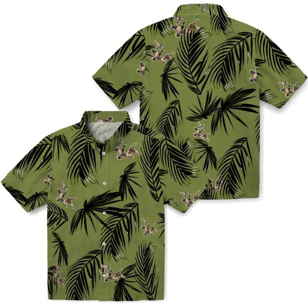 Duck Palm Leaf Hawaiian Shirt Latest Model