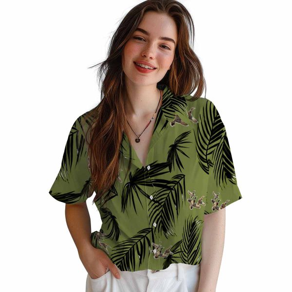 Duck Palm Leaf Hawaiian Shirt Trendy