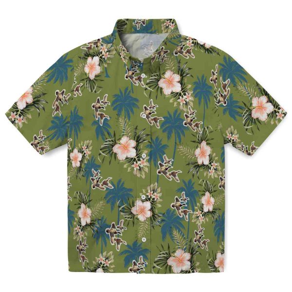 Duck Palm Tree Flower Hawaiian Shirt Best selling