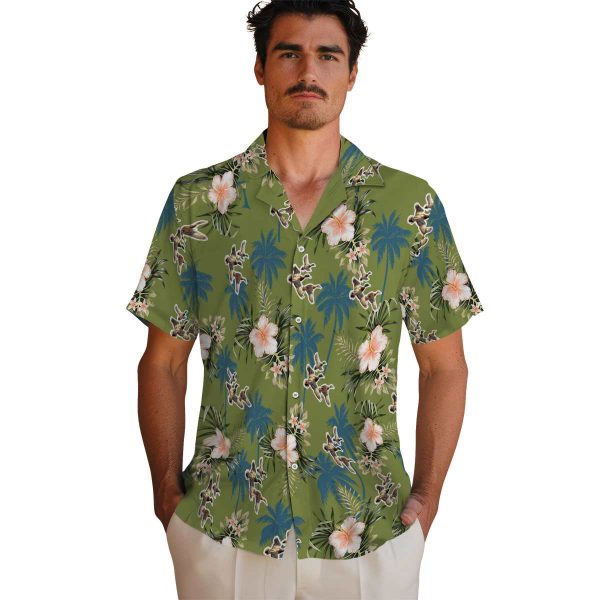 Duck Palm Tree Flower Hawaiian Shirt High quality