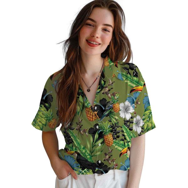 Duck Toucan Hibiscus Pineapple Hawaiian Shirt Trendy