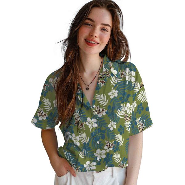 Duck Tropical Floral Hawaiian Shirt Trendy