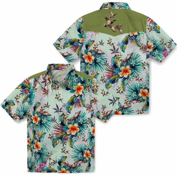 Duck Tropical Foliage Hawaiian Shirt Latest Model