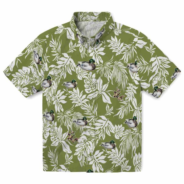 Duck Tropical Leaf Hawaiian Shirt Best selling