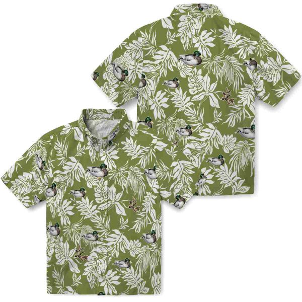 Duck Tropical Leaf Hawaiian Shirt Latest Model