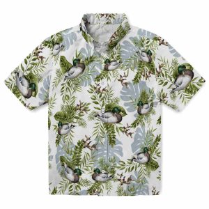 Duck Tropical Leaves Hawaiian Shirt Best selling