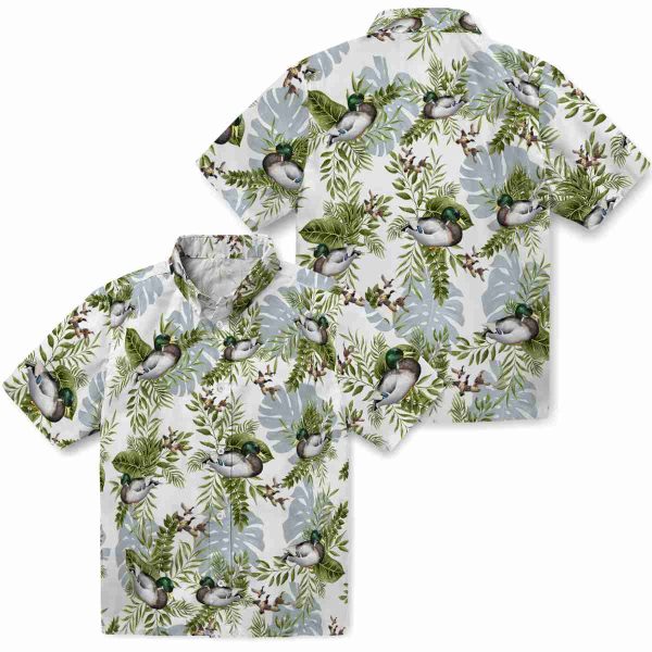 Duck Tropical Leaves Hawaiian Shirt Latest Model