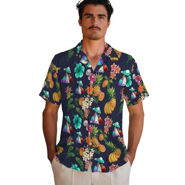 Easter Hibiscus And Fruit Hawaiian Shirt High quality