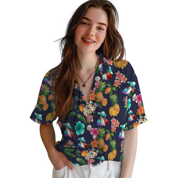 Easter Hibiscus And Fruit Hawaiian Shirt Trendy