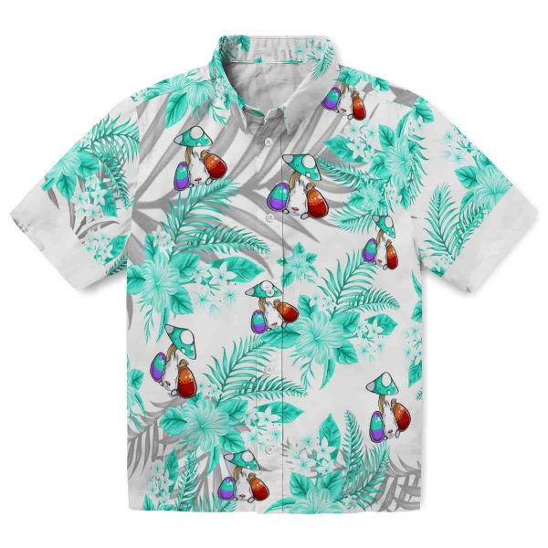 Easter Hibiscus Palm Leaves Hawaiian Shirt Best selling