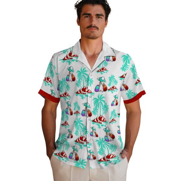 Easter Palm Island Print Hawaiian Shirt High quality