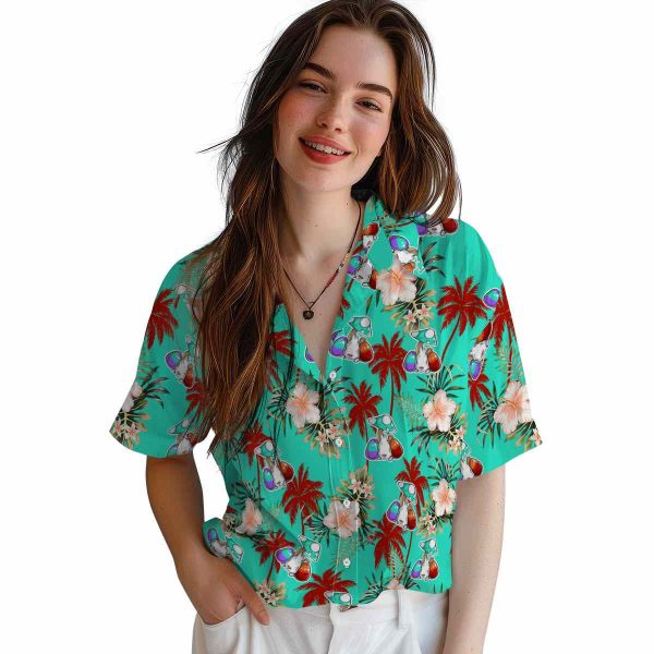 Easter Palm Tree Flower Hawaiian Shirt Trendy