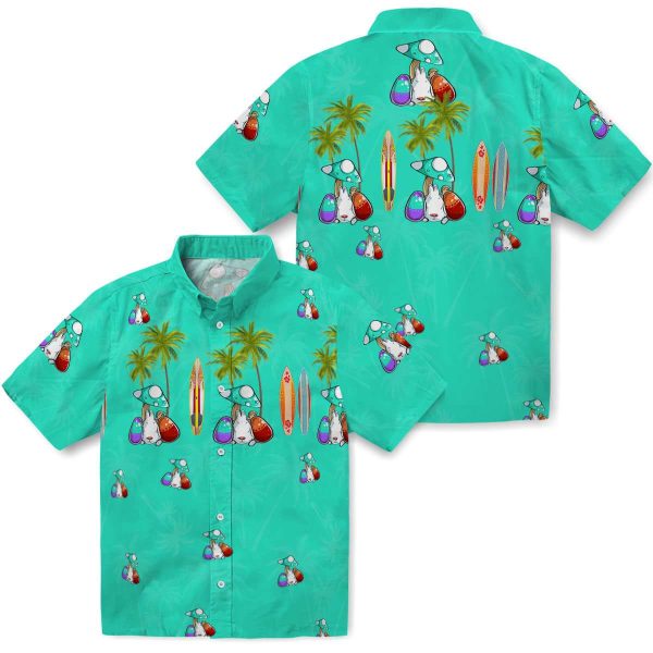 Easter Surfboard Palm Hawaiian Shirt Latest Model