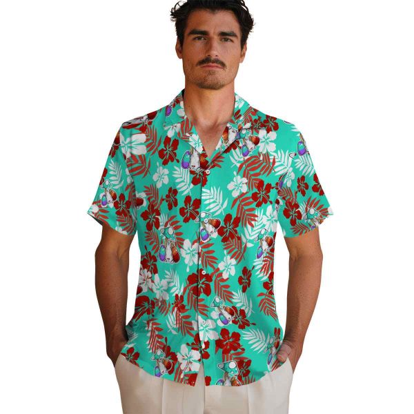 Easter Tropical Floral Hawaiian Shirt High quality