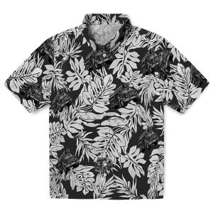 Fire Truck Monstera Leaf Pattern Hawaiian Shirt Best selling