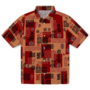 Firefighter Tribal Symbols Hawaiian Shirt Best selling