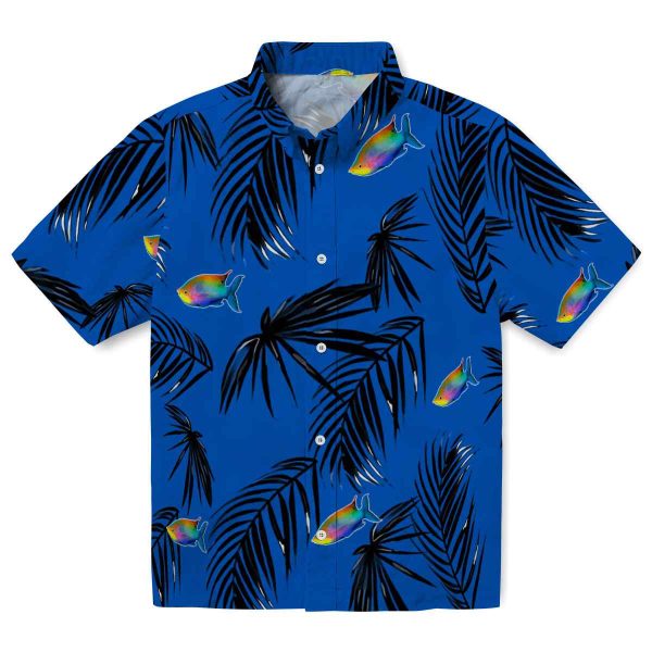 Fish Palm Leaf Hawaiian Shirt Best selling