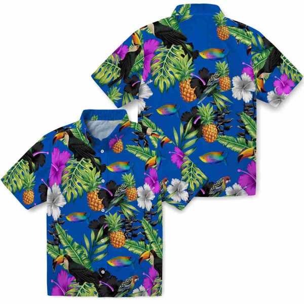 Fish Toucan Hibiscus Pineapple Hawaiian Shirt Latest Model