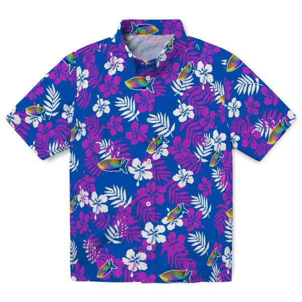 Fish Tropical Floral Hawaiian Shirt Best selling